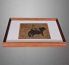 梅县书画装裱配框服务案例